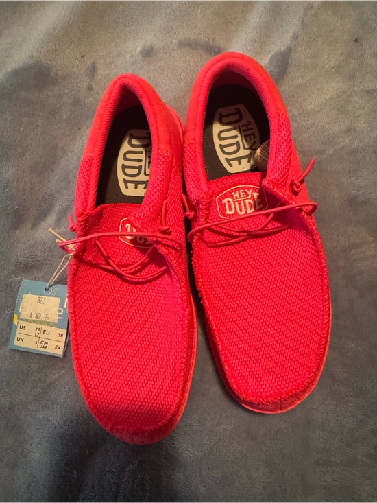 Hey Dude Shoes - Hey Dude Hot Pink Shoes